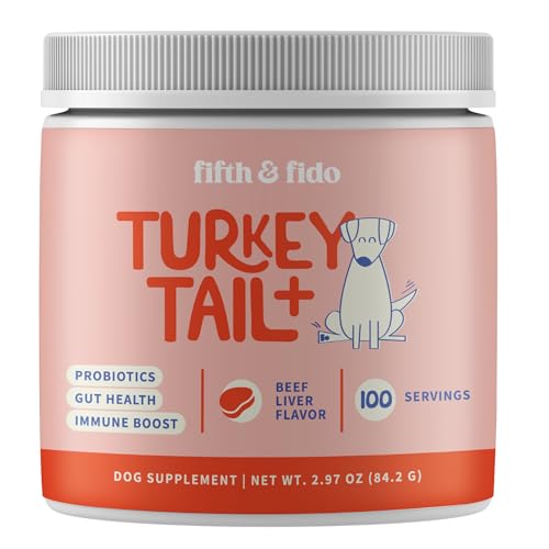 Fifth & Fido Turkey Tail+ Beef Flavor for dogs
