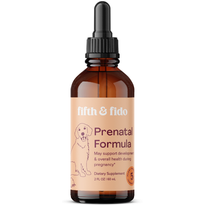 Prenatal Vitamins For dogs Prenatal Formula Fifth Fido
