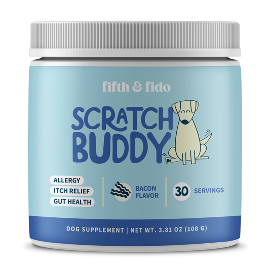 Fifth & Fido Scratch Buddy allergy and itch relief powder for dogs